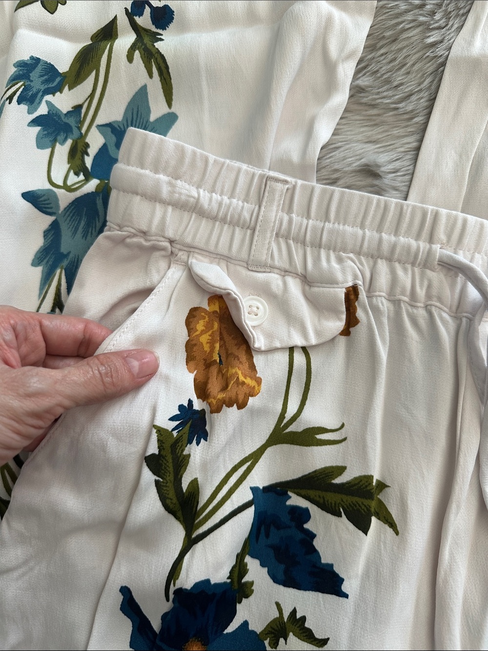 by Anthropologie Printed Pull-On Floral Pants - Picture 8 of 13